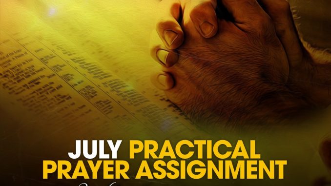 JULY Practical Prayer Assignment: Asking Children To PRAY With You