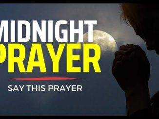midnight prayers for breakthrough
