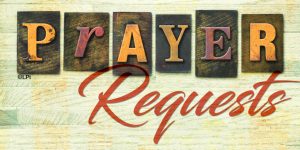 Submit your prayer requests