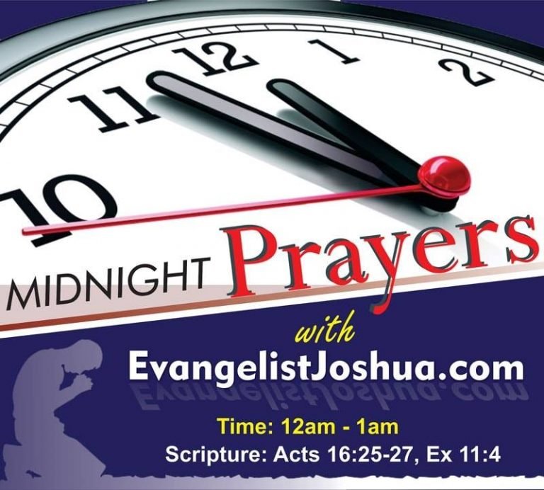 POWERFUL PRAYERS TO REVIVE MY MIDNIGHT PRAYER LIFE - Evangelist Joshua