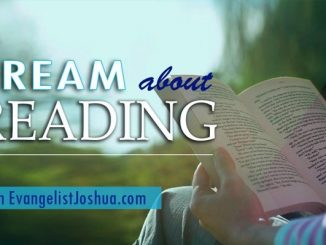 Dream about reading book, bible