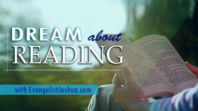 Dream about reading book, bible