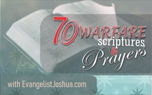 70 warfare scriptures and prayers