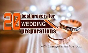 prayer points for wedding preparation