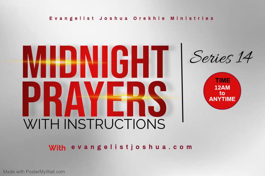 midnight prayers by evangelist joshua