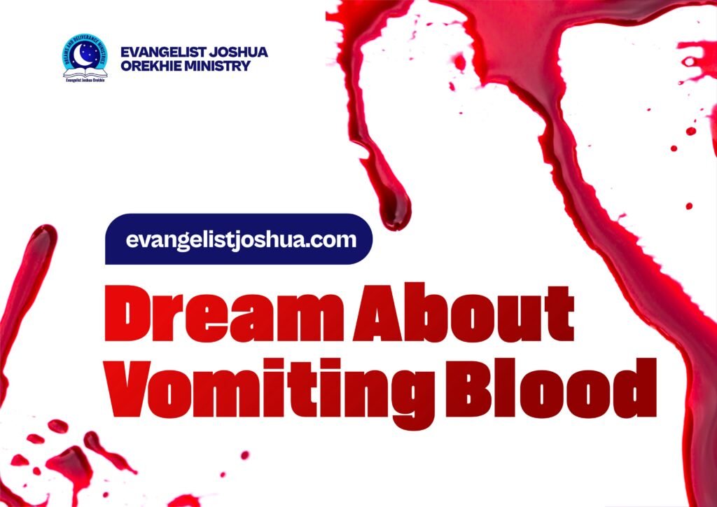 spiritual meaning throwing blood in a dream