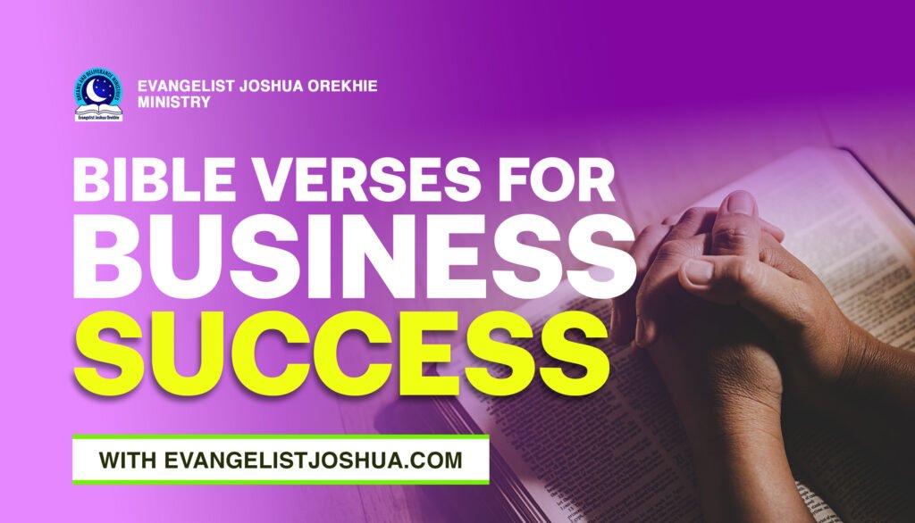 Biblical confession For Business Success