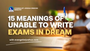 Meaning Of Unable To Write Exams In Dream