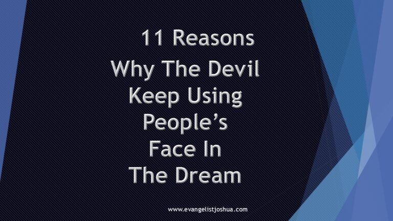 Why The Devil Is Using Your Face In The Dream