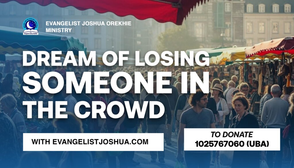 Dream Of Losing Someone In The Crowd