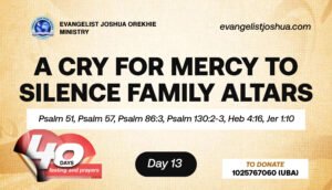 40 days fasting and prayers