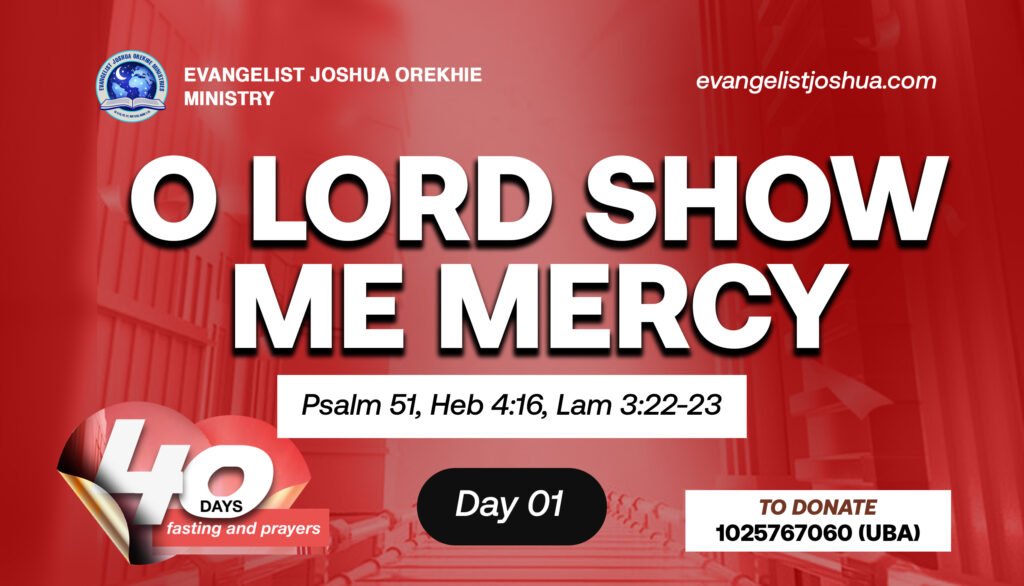 a cry for mercy 40 days fasting