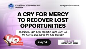 40 days fasting and prayers