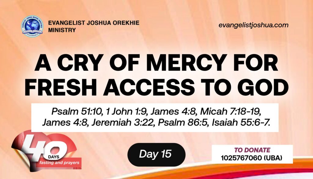 crying for mercy for change of new person in christ