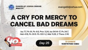 40 days fasting and prayers