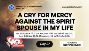 40 days fasting and prayers