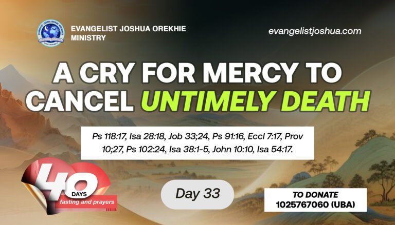 40 days fasting and prayers