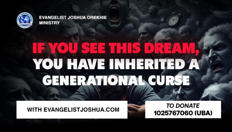 If You See This Dream, You Have Inherited Generational Curse