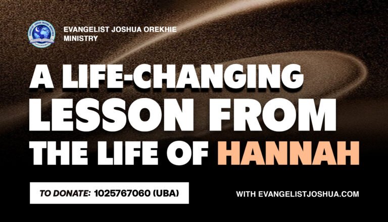 A Life-Changing Lesson From The Life Of Hannah