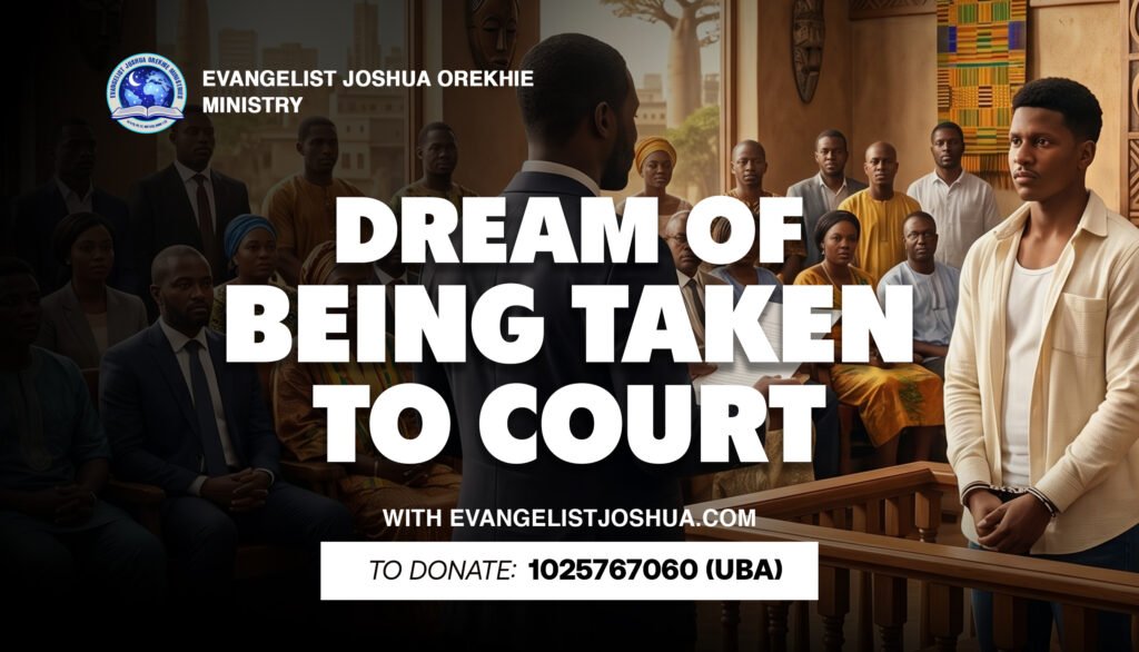Dream Of Being Taken To Court