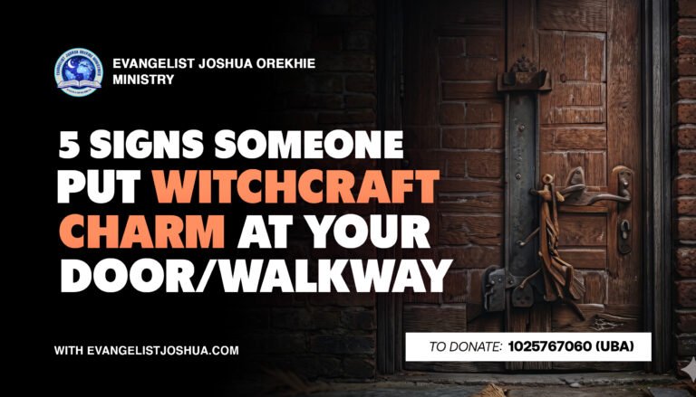 5 Signs Someone Put Witchcraft Charm At Your Door/Walkway