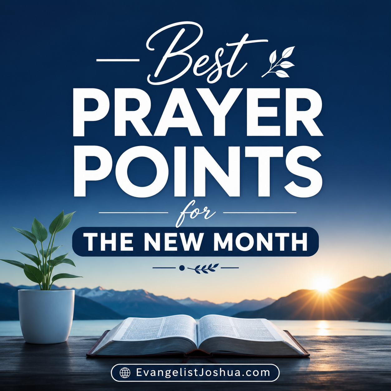 Best Prayer Points for the New Month - Evangelist Joshua Ministries