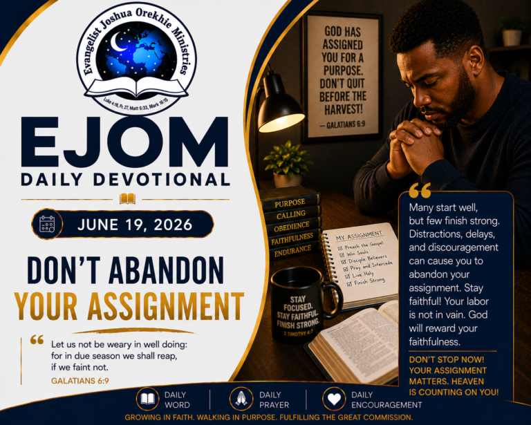 Don't Abandon Your Assignment