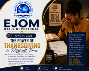 Evangelist joshua devotional