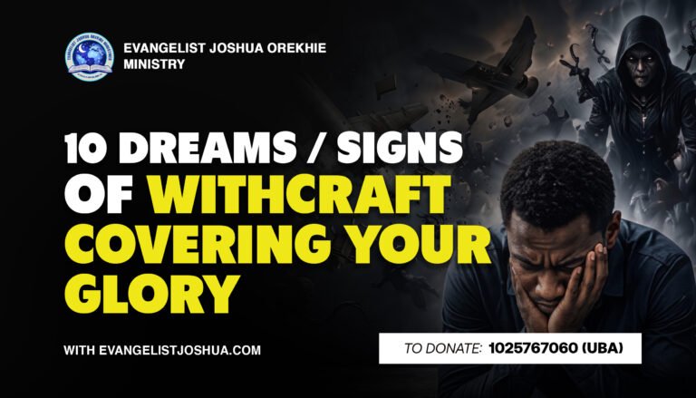 10 Dreams/ Signs Of Witchcraft Covering Your Glory