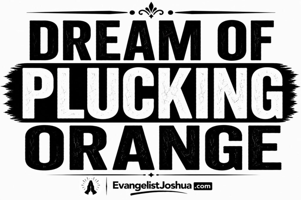 Dream About Plucking Orange