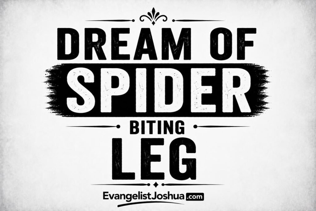 Dream About Spider Biting Your Leg/Foot