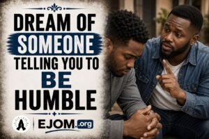 Dream Of Someone Telling You To Be Humble