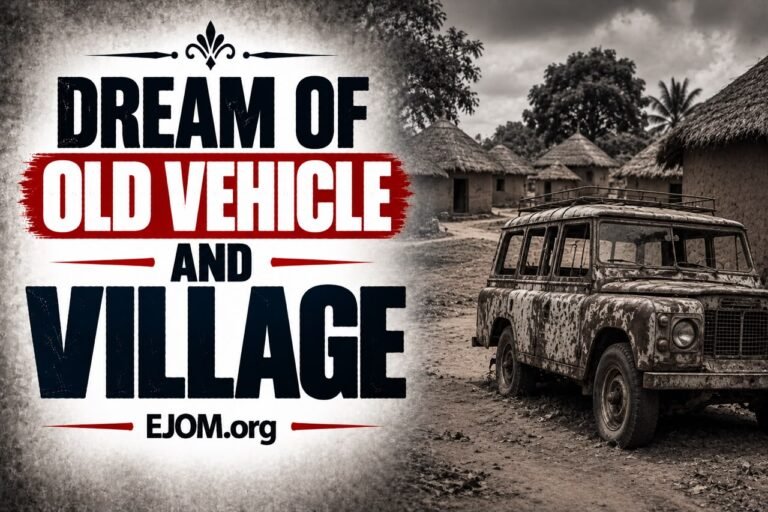 Dream Of Old Vehicle And Village